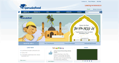 Desktop Screenshot of garudafood.com